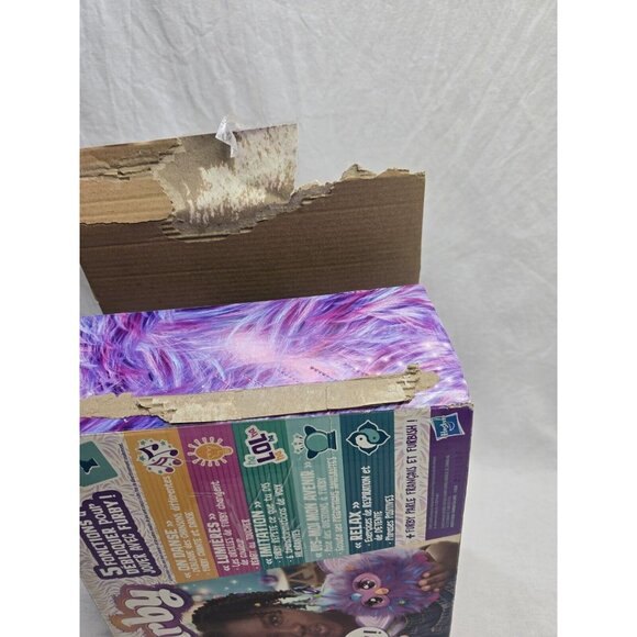 2023 Furby Purple Interactive Plush Toy FRENCH Speaking - Picture 8 of 11